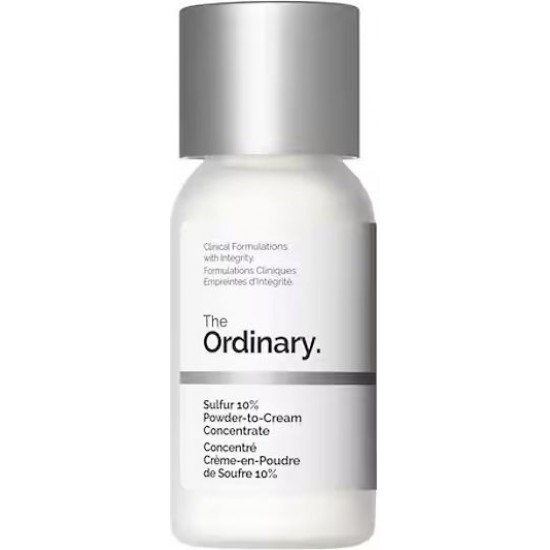 The Ordinary Sulfur 10% Powder to Cream Κρέμα Προσώπου κατά των Ατελειών & της Ακμής 5gr