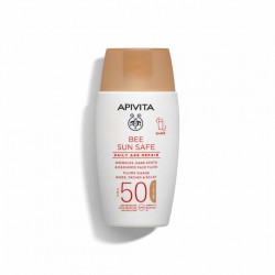 Apivita Bee Sun Safe Daily Age Repair Αντηλιακή Κρέμα Προσώπου SPF50 με Χρώμα 50ml