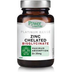  Power Health Zinc Chelated 25mg 90 ταμπλέτες 
