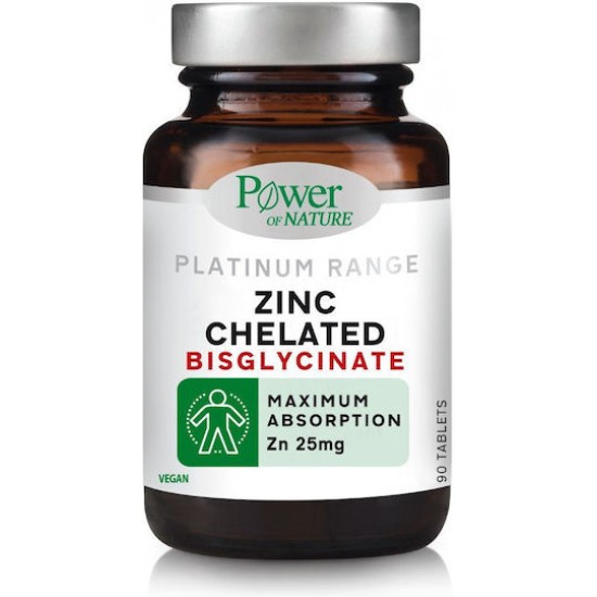  Power Health Zinc Chelated 25mg 90 ταμπλέτες 