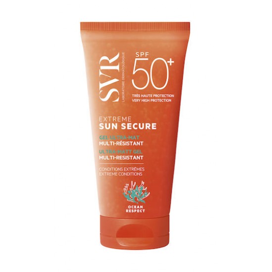 SVR Laboratoire Sun Secure Extreme SPF50+ Αδιάβροχη Ανθεκτική Αντιηλιακή Κρέμα Προσώπου 50ml