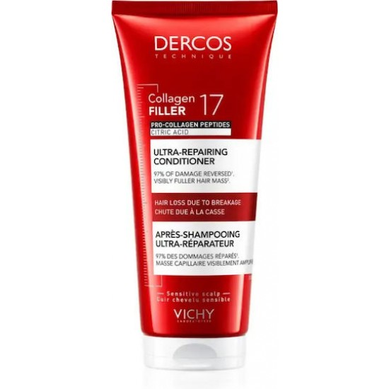 Vichy Dercos Collagen Filler Intensive Repair Conditioner 200 Ml 
