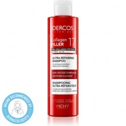  Vichy Dercos Collagen Filler Deep Repair Shampoo Against Hair Breakage 17 Volume Ml 200 