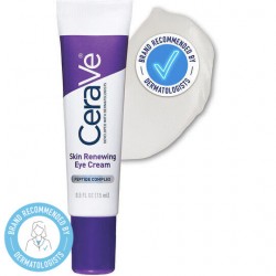 CeraVe Skin Renewing Κρέμα Ματιών για Ανάπλαση , Λάμψη , Μαύροι Κύκλοι & Σακούλες 15ml