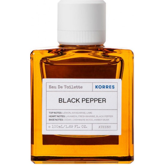  Korres Black Pepper Eau de Toilette 100ml 