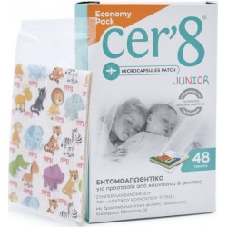 Vican Cer'8 Εντομοαπωθητικά Αυτοκόλλητα Κατάλληλα για Παιδιά 48τμχ