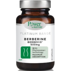  Power Of Nature Platinum Range Berberine Berbevis 500mg 30 κάψουλες 