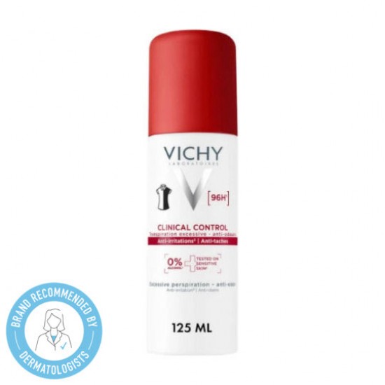  Vichy Clinical Control Αποσμητικό 96h σε Spray 125ml 