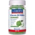  Lamberts Vitamin D3 Βιταμίνη για Ενίσχυση του Ανοσοποιητικού & την Υγεία των Οστών 1000iu Μήλο 60 ζελεδάκια 