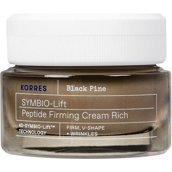  Korres Black Pine Symbio-Lift Rich Συσφικτική Κρέμα Προσώπου Ημέρας με Πεπτίδια 40ml 